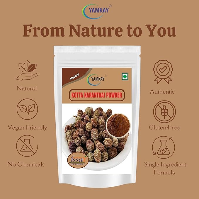 Yamkay Kotta Karanthai Powder 1500 Gm (3 Pounds) | Sphaeranthus Indicus | Gorakhmundi Mundi | Pure Natural Plant Powder | No Additives or Preservatives