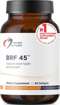 Designs for Health BRF 45 - Vitamin K1 + Vitamin K2 as MK-4 to Promote Bone Strength Healthy Aging + Arterial Health - 2 Forms of Vitamin K + GG to Aid Vitamin K2 MK4 Production (60 Softgels)