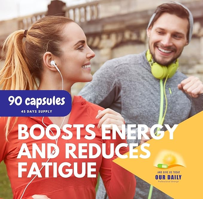 Our Daily Vites Magnesium Potassium Complex 90 Capsules Supplement High Absorption Magnesium Aspartate Oxide Support Vascular Health &amp Leg Cramp Potassium Aspartate Chloride