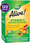 Nature's Way Alive! Vitamin C Powder Drink Mix from Organic Acerola 4.23 oz.