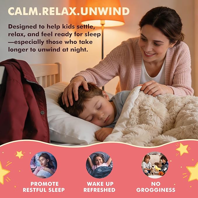 (2 Pack) Magnesium Glycinate Liquid Drops for Kids 4+ Magnesium Glycinate 100/200 mg for Sleep Relaxation and Calm Support 11 in 1 Natural Gentle Sleep Aid for Kids Sugar Free Strawberry Flavor