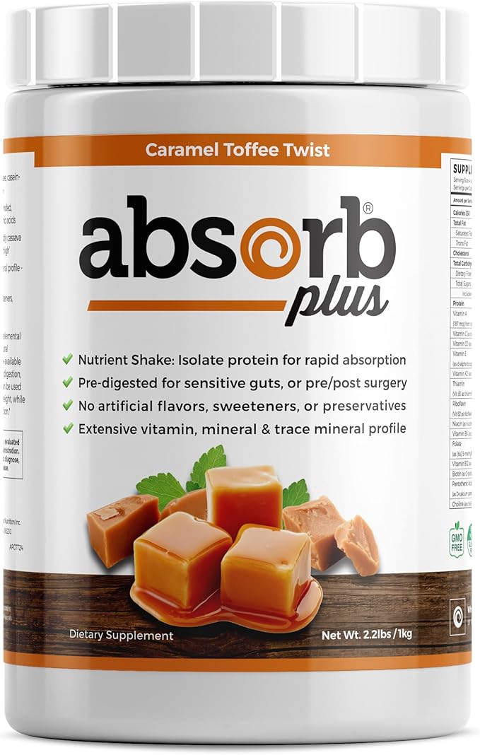 Elemental Shake – Powdered Blend – Lactose-Free Casein-Free No Artificial Additives – Smooth Easily Mixable Formula for Versatile Use (2.2 Lbs Caramel Toffee Twist)