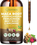 10-in-1 Maca Root Liquid Drops Maca Root with Ashwagandha Nettle Fenugreek Beet Root and L-Arginine Maca Supplement for Overall Support - 2 fl oz