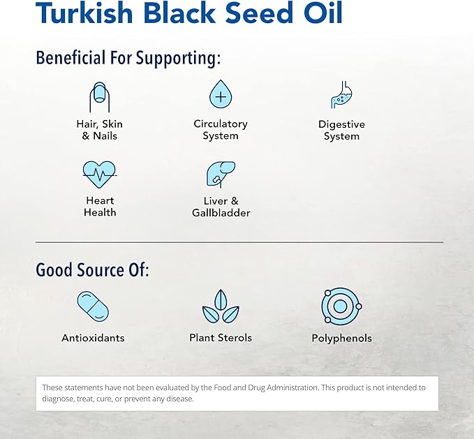 North American Herb &amp Spice Black Seed Oil - 8 fl. oz. - Cardiovascular Digestive &amp Immune Support - Contains Wild Mediterranean Oreganol P73 Oregano Oil - Non-GMO - 48 Total Servings