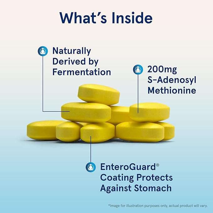 Jarrow Formulas Same 200 mg Supports Joint Health Liver Function Brain Metabolism 20 Tablets Up to A 20 Day Supply