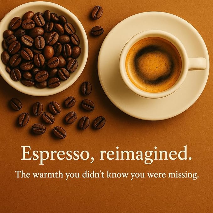 Amira’s Golden Espresso – Light Roast Sweet Espresso Blend Specialty Grade Freshly Roasted Always – Espresso Reimagined (Coarse Ground 12oz)