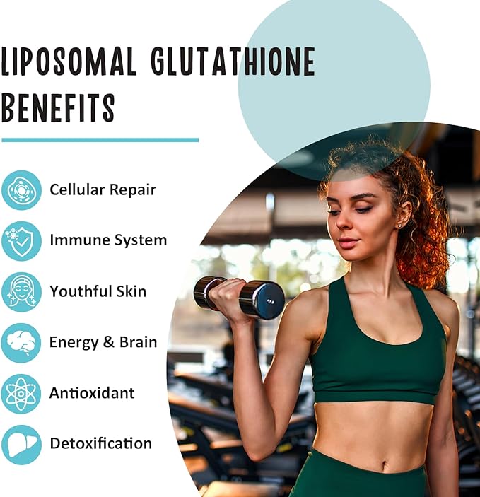 2400 MG Liposomal Glutathione Softgels Max Absorption Active Form L-Glutathione Reduced (GSH) with Hyaluronic Acid Resveratrol Master Antioxidants for Detox Brain Immune System 360 Softgels