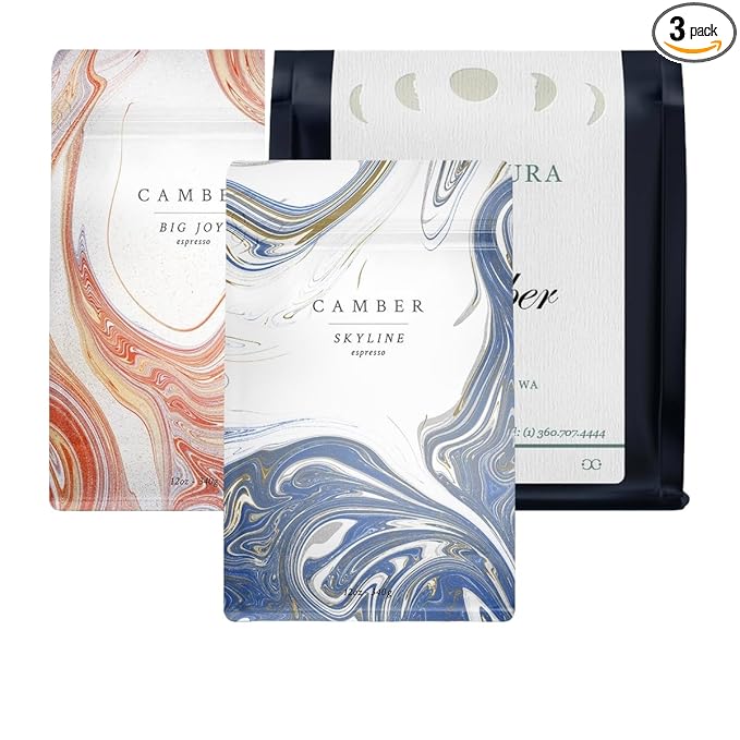 Bean Box Sampler - Roasted by Camber 3-Pack Whole Bean Coffee Gourmet Coffee