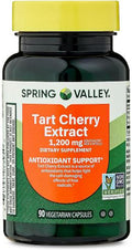 Cherry Extract Antioxidant Support Dietary Supplement Vegetarian Capsules 1200 mg 90 Count