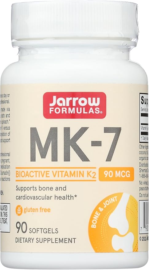 Jarrow Formulas MK-7 90 mcg 90 Softgels