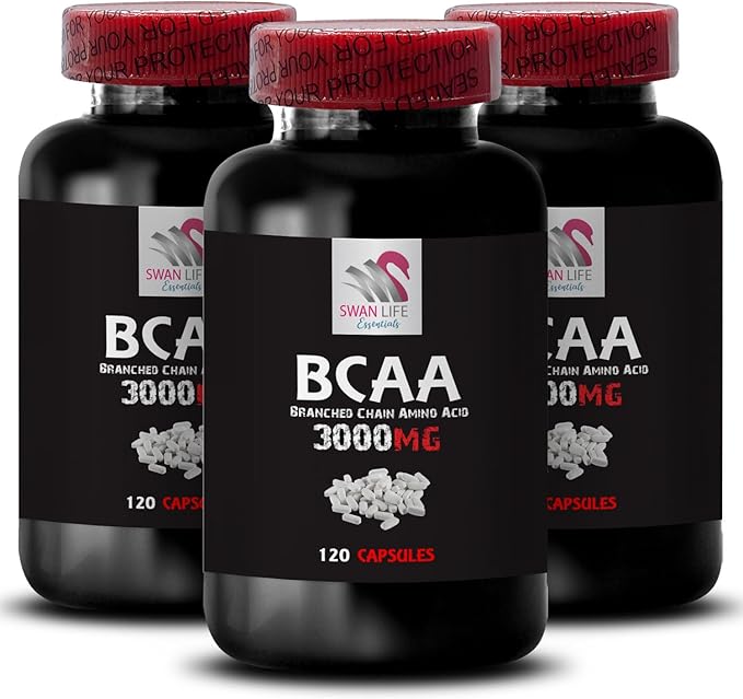 BCAA Supplements - l-leucine Amino bcaa Tablets bcaa Muscle Support Tablets bcaa Powder Amino acids Supplement for Muscle Support l-isoleucine Supplement for Men 3Bot