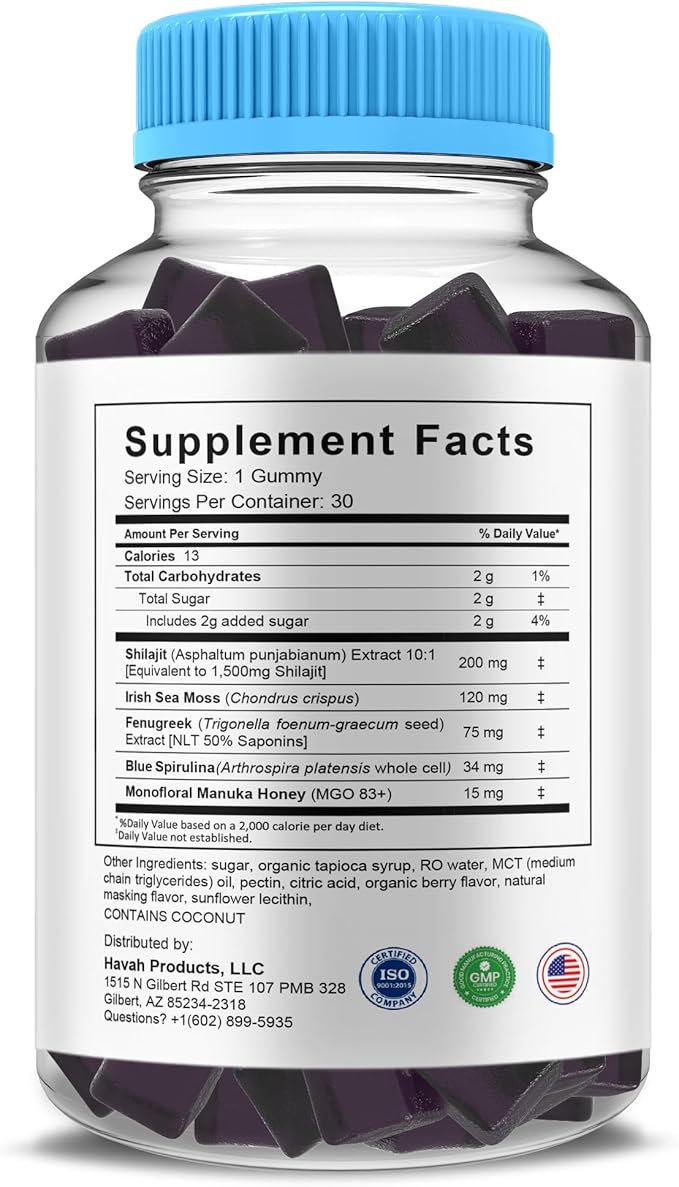 (5 Pack) Boost TRT Maximum Strength Performance Gummies BoostTRT Gummy Supplement Boost TRT Maximum Strength Advanced Shilajit Multivitamin Supplement BoostTRT Health Gummies (5 Month Supply)