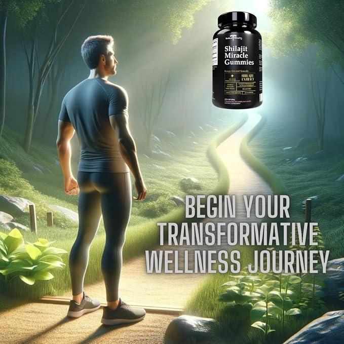 Medical Miracles Shilajit Gummies 1000mg – Himalayan Shilajit Extract with Fulvic Acid – Vegan Sugar-Free Supplement – Trace Mineral Complex – Easy Daily Gummy Format 60 Count