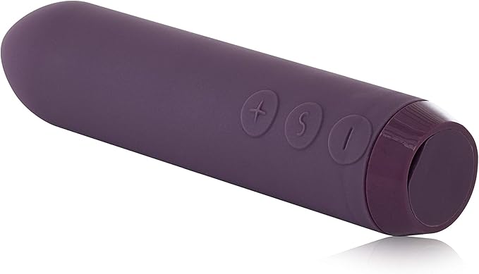 Je Joue Classic Bullet Vibrator with Fingersleeve Powerful Whisper Quiet USB Rechargeable Waterproof 100% Medical Silicone - Purple