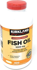 Kirkland Signature Fish Oil Concentrate with Omega-3 Fatty Acids 800 Softgels 1000mg