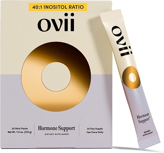 Ovii Ovarian Support for Women: Hormonal &amp Metabolic Balance - 40:1 Myo-Inositol + Reducose® + Vitamin D + Biotin - Supports Cycle Regularity &amp Healthy Ovulation &amp Healthy Metabolism 30 C