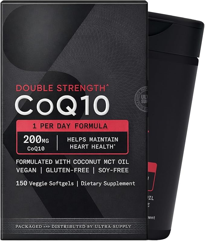 Sports_Researchs CoQ10 200mg Softgels with MCT Oil 150 Ct Value Pack