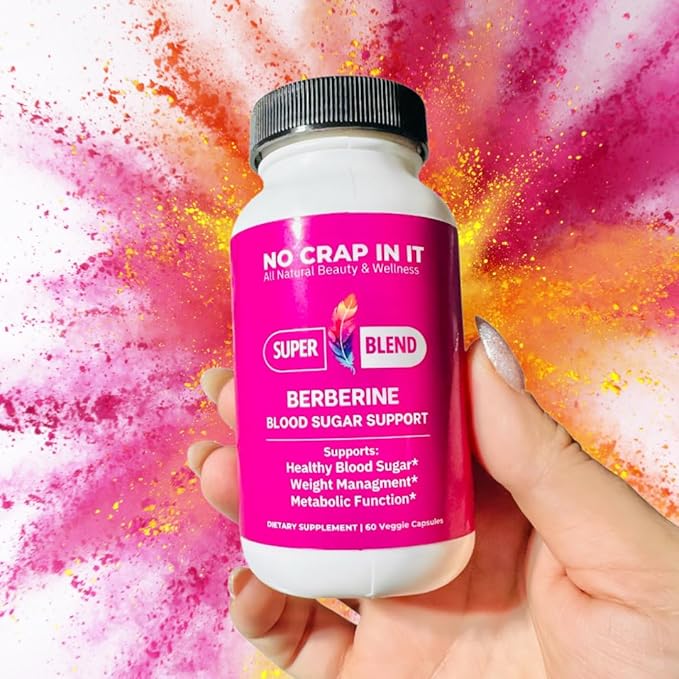 No Crap In It Berberine Supplement with Ceylon Cinnamon &amp Fenugreek – Metabolic Support Appetite Control &amp Healthy Weight Management Capsules – Made in USA