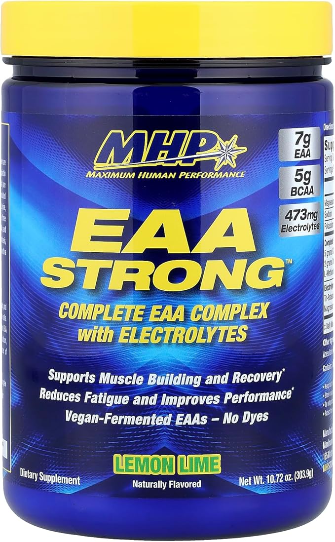 Maximum Human Performance Mhp Eaa Strong All 9 Essential Amino Acid Supplements Electrolytes Lemon Lime