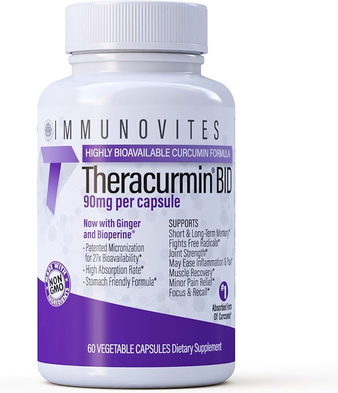 IMMUNOVITES Stabilized Na-R-ALA + Theracurmin BID Bundle
