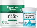 Physician's CHOICE 60 Billion Probiotic 60 Count + Easy Mix Fiber Bundle