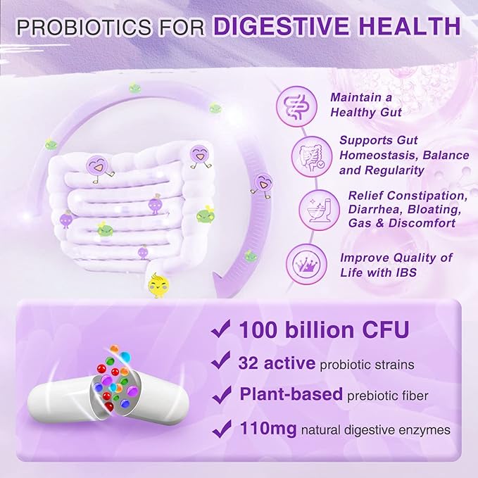 Probiotics for Women Digestive Health 50 Billion CFU 13 Strains Women's Probiotics Powder with Cranberry for Urinary &amp Vaginal Health Probiotics &amp Prebiotics for Gut and Immune Health 30