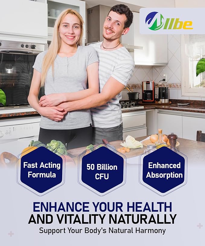 ProbioCan - Probiotic 50 Billion CFU (60 Servings) 11 Strains of Lactobacillus &amp Bifidobacteria Supports Digestive Health &amp Immune Function Probiotics for Women &amp Men - Pack of 2