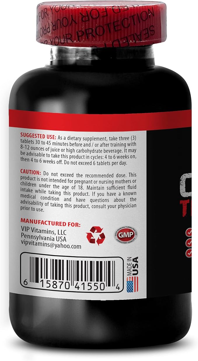 Bodybuilding Supplements for Men - CREATINE TRI-Phase - CREATINE 3X - creatine monohydrate Pills for Muscle gain - creatine unflavored - creatine hcl Pills - Muscle Recovery Supplements 1 Bot 90 Tabs
