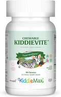 Kids Chewable Multivitamin – Kids Vitamins &amp Multivitamin with Vitamin C A E 3 D3 Calcium B12 B-1 Iron Zinc Dietary Supplement - Digestive Support - for Children Bubble Gum 90 Chewable Tabl
