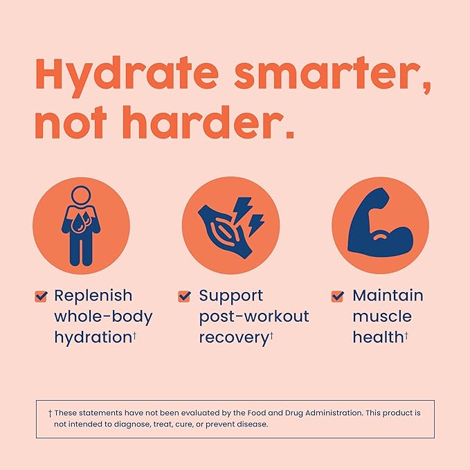 NativePath Hydrate Duo - Peach Mango &amp Tangerine Electrolyte Drink Mix with BCAA for Hydration