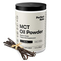 Perfect Keto 7g MCT Oil Powder Medium Chain Triglycerides Supplement Non Dairy Coffee Creamer for Keto Diet Ketogenic MCT Oil Mix for Coffee Smoothie Protein Shakes and Tea Vanilla 30 Servings