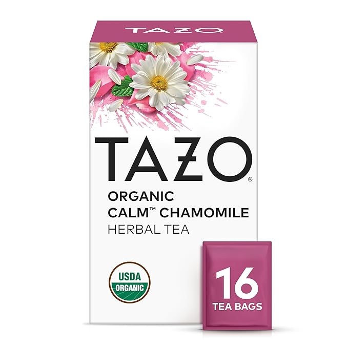 TAZO Tea Bags Regenerative Organic Zen Calm Chamomile &amp Herbal Organic Dream 16 CT (2ea) (Variety Pack)