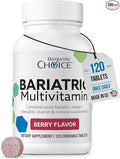 Bariatric Choice My Bariatric Chewable Multivitamin with Iron &amp 300mg Calcium Berry (120ct)