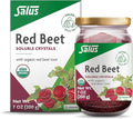 Salus Red Beet Crystals - Organic Nutritional Beet Root Powder Mix - Superfood Powder Supplement with Vitamin C Folate Magnesium &amp Potassium - 7 oz