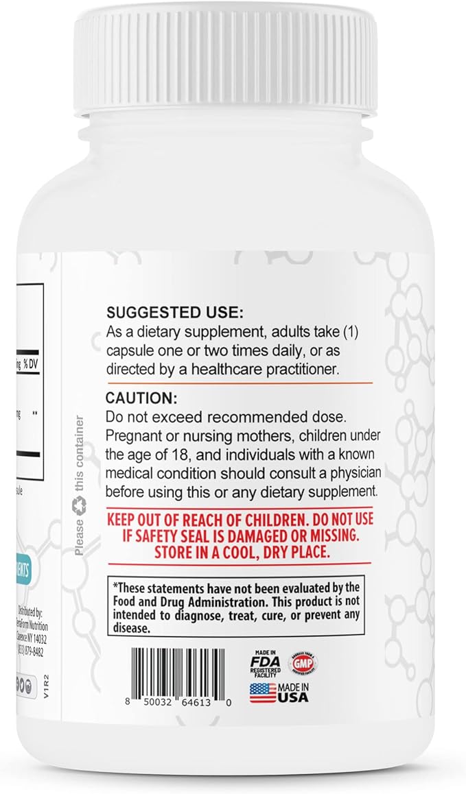 TerraForm Nutrition Extra Strength S-Acetyl Glutathione 300mg – 60 Acid-Resistant Capsules - Premium Glutathione Supplement - Highly Bioavailable &amp Stable Form SAG Supplement – Made in USA