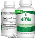 Nervala - Alpha Lipoic Acid 600mg - ALA Supplement Antioxidant for Nerve Energy &amp Circulation Support- Extra Strength with Benfotiamine - Made in USA Lab Tested - 30 Capsules 1 Month Supply