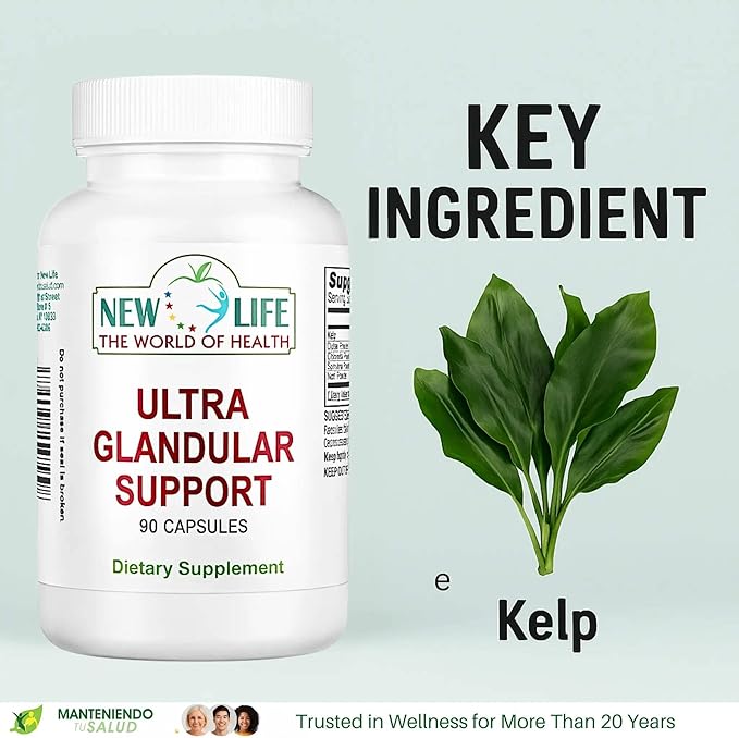 New Life Glandular Balance Support Thyroid Support 90 Capsules