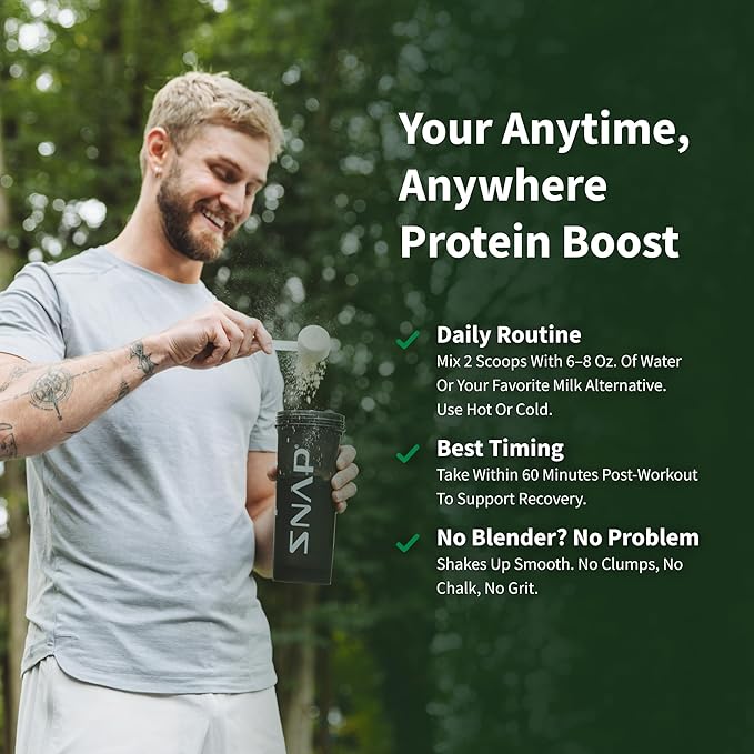 Snap Supplements Organic Plant Based Vegan Protein Powder Nitric Oxide Boosting Protein Powder BCAA Amino Acid for Muscle Growth Performance &amp Recovery - 30 Servings (Chocolate)