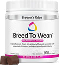 Breeder's Edge Breed to Wean Prenatal and Postnatal Multivitamin for Dogs &amp Cats Supports Pregnant &amp Nursing Moms Supplement Provides Antioxidants Vitamins &amp Minerals 100ct for Cats &