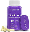 LongLifeNutri Stabilized R-Alpha Lipoic Acid 300mg – High Potency Na-RALA Supplement for Cellular Energy &amp Metabolic Function 120 Vegetarian Capsules 4-Month Supply GMP Certified Made in USA