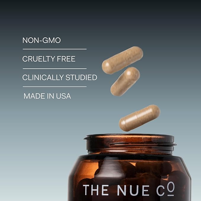 The Nue Co. COQ10 Supplement Supports Energy Skin &amp Cardiovascular Health Antioxidant Vegan Gluten Free 30 Capsules