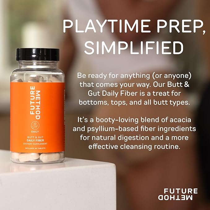 FUTURE METHOD Fiber Supplement Acacia and Psyllium Husk Fiber Pills for Digestion (60ct)