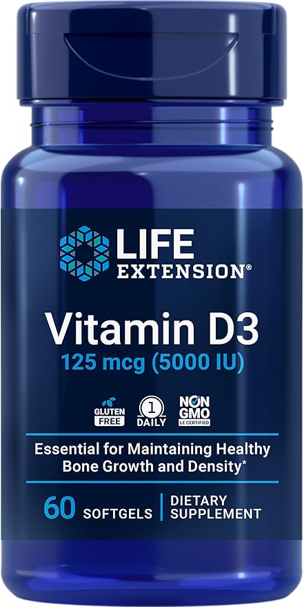 Super Omega-3 Fish Oil Vitamin D3 5000 IU - 120 &amp 60 Softgels