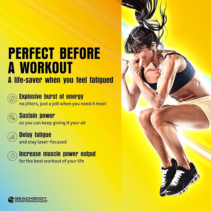 BODi Energize Pre Workout Powder - Beta-Alanine Quercetin &amp Low-Dose Caffeine Formula for Enhanced Energy &amp Focus Increase Energy &amp Endurance Supplement Lemon Flavored 40 Servings