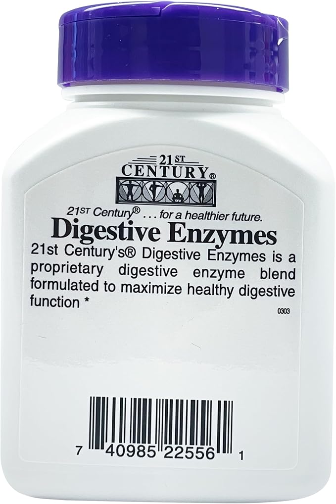 21st Century Digestive Enzymes Capsules 60 Count (Pack of 3)
