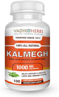 Vadik Herbs Certified Organic Kalmegh (Andrographis paniculata) Powder | Support Immune and Liver Health | 100 Vegicaps