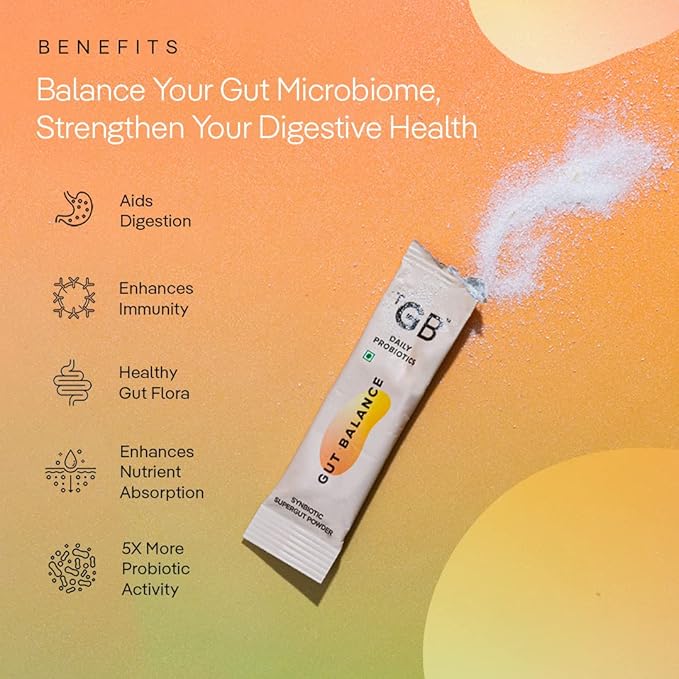 The Good Bug Gut Balance Stick for Gut Health Strong Digestion &amp Immunity | Probiotics + Inulin + Vitamin C | for Men &amp Women | 3Bn CFU of Clinically Proven Strains | 90 Days Pack