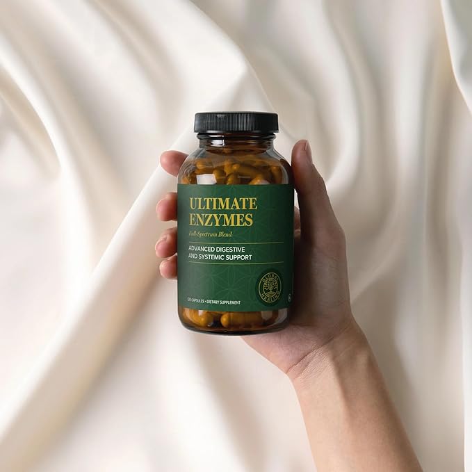 Global Healing Ultimate Enzymes - Digestive Enzyme Supplement - 120 Capsules (2-Pack)