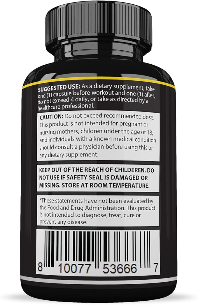 Justified Laboratories Maasalong Max 1600MG Advanced Men's Health Masalong Formula 60 Capsules