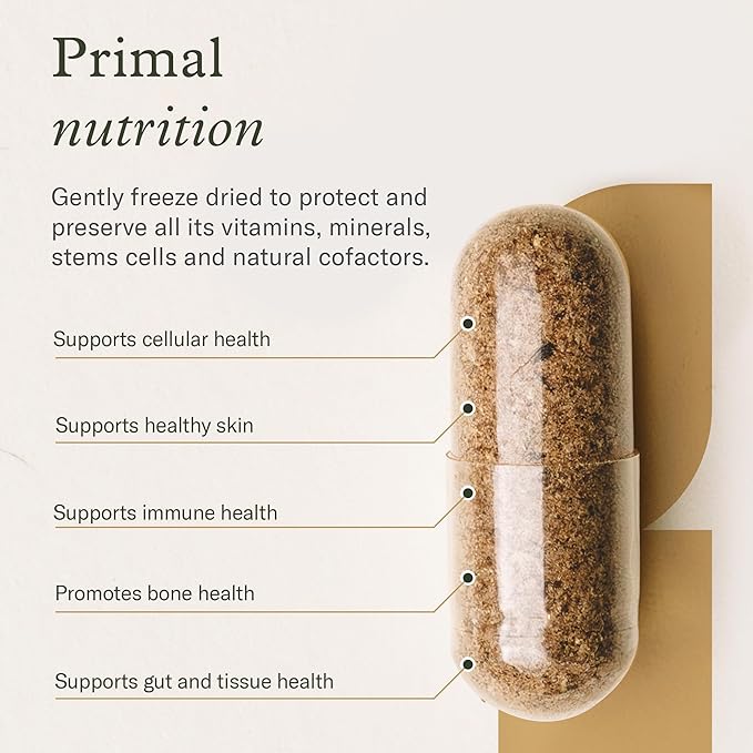 Enviromedica Bone Marrow Supplement – Grass-Fed New Zealand Beef Bone Marrow MCHA Bovine Cartilage Collagen Freeze-Dried Vitamin K2 MK7 120 Capsules